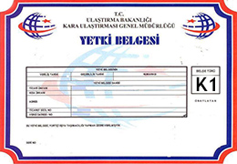 K1 Yetki Belgesi K1 Yetki Belgesi